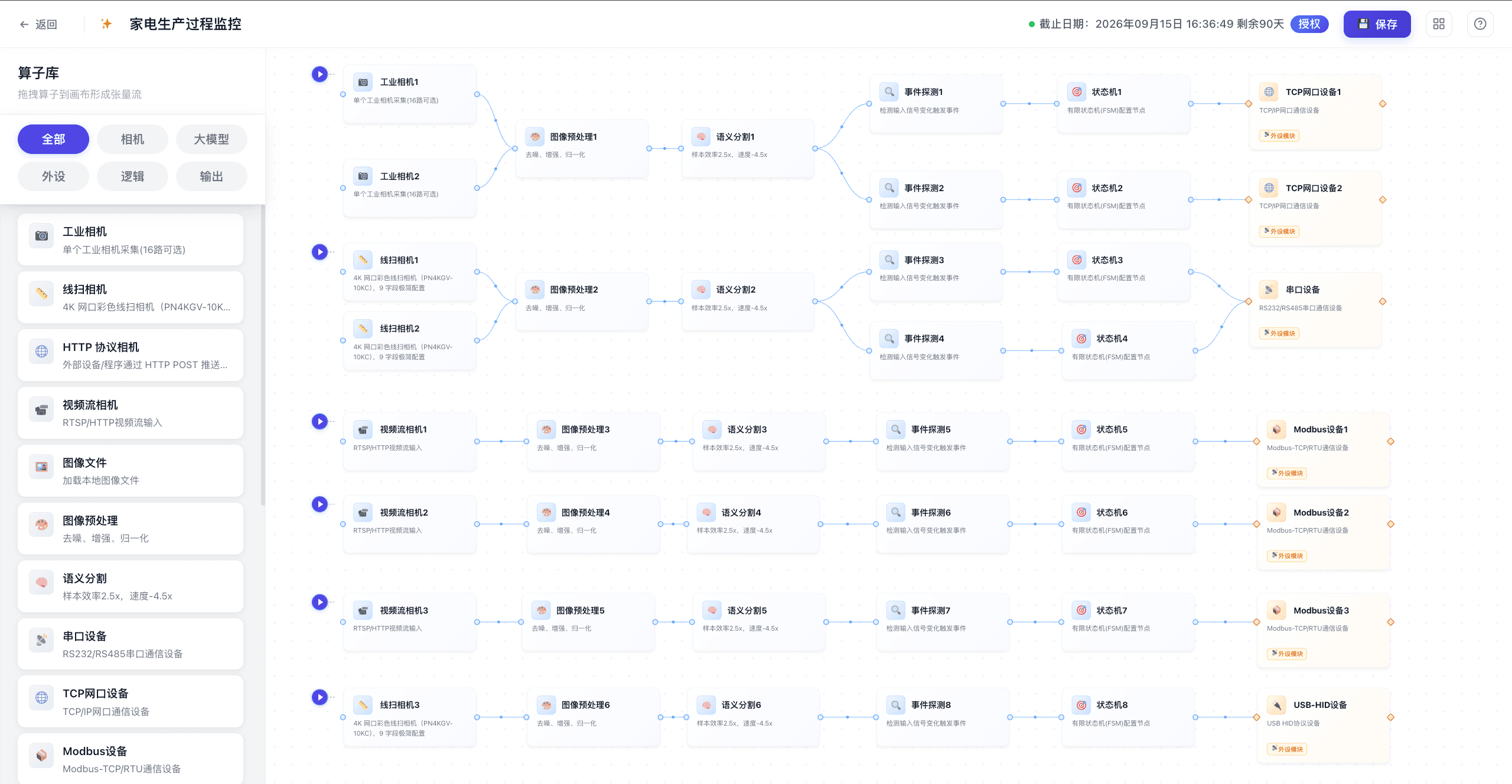 VisionAgent visual operator orchestration interface